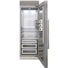 Image 2 : BNIB - Fhiaba 30" Column Fridge Top Compressor, Stainless Steel Interior, Internal Water Dispenser, 