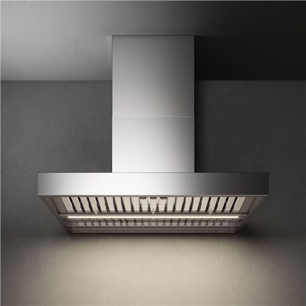 BNIB - Falmec 48" Outdoor T-Shape Pro Wall Hood, RV: $7,900, Baffle Filters, 1200 CFM, 304 Stainless