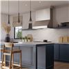 Image 3 : BNIB - Falmec 36" NRS Zeus PRO Wall Mount Range Hood, RV: $4,369, Stainless Steel, 600 CFM, - Model 
