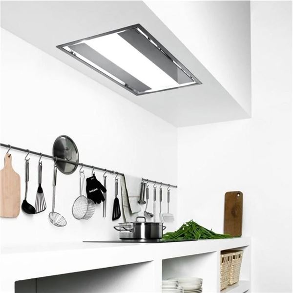 BNIB - Falmec 36" Nuvola Ceiling Hood, RV: $2,399, Remote Control 4-Speed, Custom Glass Filter Cover