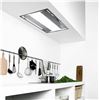 Image 1 : BNIB - Falmec 36" Nuvola Ceiling Hood, RV: $2,399, Remote Control 4-Speed, Custom Glass Filter Cover