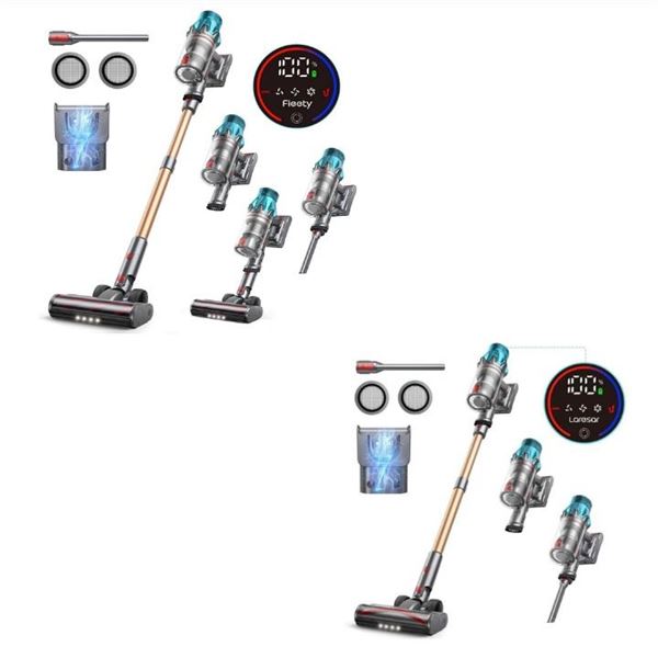 Group of 6 - Cordless Vacuum Bundle - Open Box Laresar Ultra 7 & Fieety V7 - 3 Boxes Each