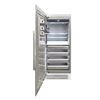 Image 1 : BNIB - Fhiaba 36" Stainless Steel Cladded Bottom Compressor Column Freezer, RV: $14,250, Stainless S