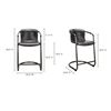 Image 2 : BNIB Moes Freeman Counter Stool Antique Black - M2 RV: $1900 (PK-1061-02)