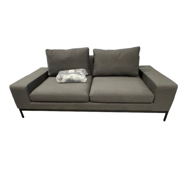 BNIB Moes June Loveseat Slate Grey (VD-1034-25)