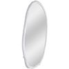 Image 2 : Moe's Foundry Mirror Oval, White, RV: $1150 - FI-1113-18 - 28.0" W x 1.5" D x 50.0" H  (Oops - refer