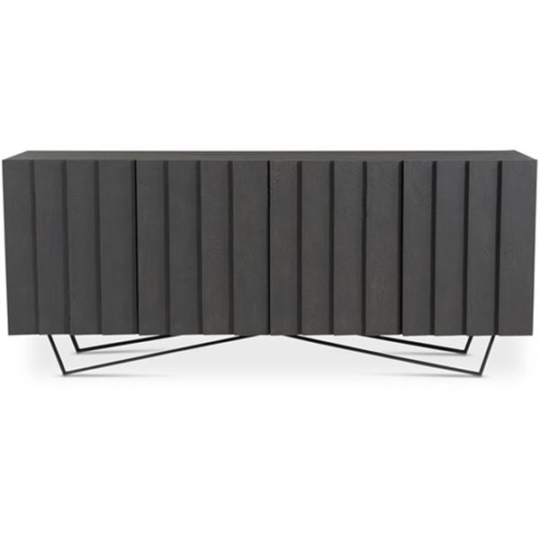 Moe's Brolio Sideboard, Charcoal, RV: $2349 - RP-1008-07 - 71.0" W x 16.0" D x 30.0" H (Oops - refer
