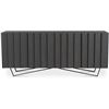 Image 1 : Moe's Brolio Sideboard, Charcoal, RV: $2349 - RP-1008-07 - 71.0" W x 16.0" D x 30.0" H (Oops - refer