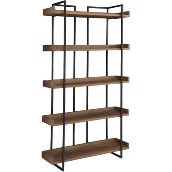 Moe's Vancouver Bookshelf Small, Light Brown, RV: $1750 - LX-1027-03 - 44.0" W x 13.5" D x 75.0" H (