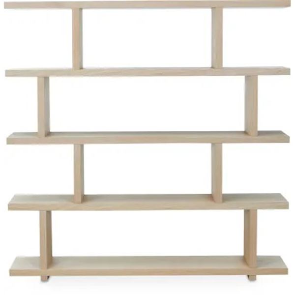 Moe's Miri Shelf Large, Oak, RV: $1875 - ER-1073-24 - Overall 63.0" W x 11.0" D x 63.0" H (Oops - re