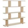 Image 2 : Moe's Miri Shelf Large, Oak, RV: $1875 - ER-1073-24 - Overall 63.0" W x 11.0" D x 63.0" H (Oops - re