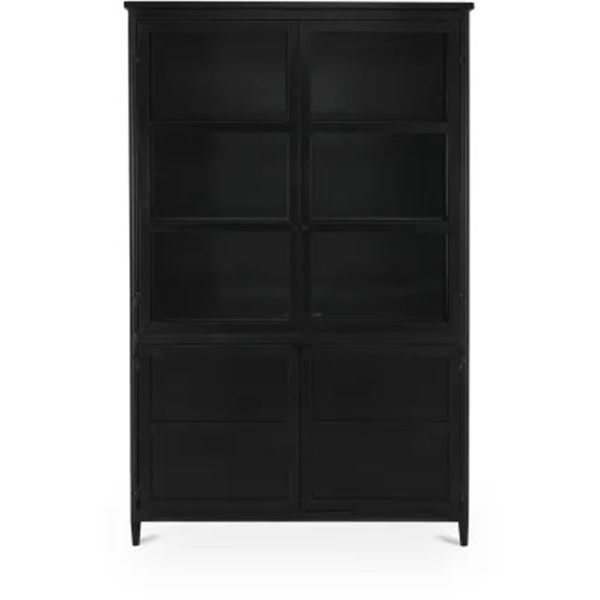 Moe's Henry Metal Tall Cabinet, Black, RV: $3575 - GK-1142-02 - 48.5" W x 17.5" D x 78.0" H (Oops - 