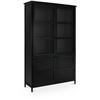 Image 3 : Moe's Henry Metal Tall Cabinet, Black, RV: $3575 - GK-1142-02 - 48.5" W x 17.5" D x 78.0" H (Oops - 