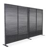 Image 2 : Moe's Damani Screen in Black, RV: $3149 - CV-1013-20 - 119.0" W X 3.0" D X 72.0" H (Oops - refer to