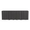 Image 1 : Moe's Brolio Sideboard, Charcoal (1-Piece, without base), RP-1008-07 - Incomplete (Oops - refer to l