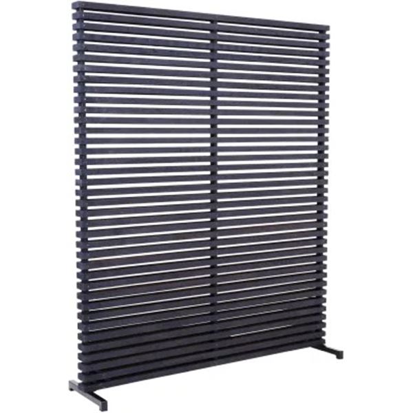 Moe's Dallin Screen, Black, RV: $1399 - CV-1012-20 - 60.0" W x 3.0" D x 72.0" H (Oops - refer to lot