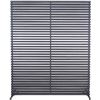 Image 2 : Moe's Dallin Screen, Black, RV: $1399 - CV-1012-20 - 60.0" W x 3.0" D x 72.0" H (Oops - refer to lot
