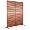 Image 2 : Moe's Dallin Screen, Brown, RV: $1368 - CV-1012-24 - 60.0" W x 3.0" D x 72.0" H (Oops - refer to lot