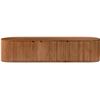 Image 2 : Moe's Theo Media Bench, Brown, RV: $3249 - RP-1054-03 - 80.0" W x 18.0" D x 18.0" H (Oops - refer to