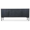 Image 2 : Moe's Fishbone Sideboard, Black, RV: $3499 - QM-1003-02 - 77.0" W x 16.0" D x 33.5" H (Oops - refer 