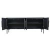 Image 3 : Moe's Fishbone Sideboard, Black, RV: $3499 - QM-1003-02 - 77.0" W x 16.0" D x 33.5" H (Oops - refer 