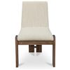 Image 2 : Moe's Mia Dining Chair Set of Two, Beige, RV: $1783 - TL-1030-34 - 22.24" W x 24.02" D x 35.43" H (O
