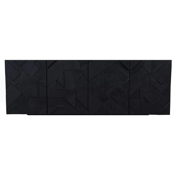 Moe's Kattan Sideboard, Black, RV: $2599 - VE-1095-02-B - Incomplete (Oops - refer to lot 0A)