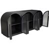 Image 3 : Moe's Salone Sideboard, Black, RV: $4799 - EW-1008-02 - 79.0" W x 18.0" D x 34.0" H (Oops - refer to