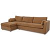 Image 2 : Moe's Burrow Sleeper Sectional with Storage Chaise Left, Ginger, RV: $4749 - VV-1007-23-L-0 - 115.75