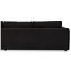 Image 2 : Moe's Burrow Sleeper Black Right Sofa (1-Piece) - VV-1007-02-R-B - Incomplete (Oops - refer to lot 0