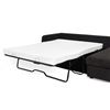 Image 3 : Moe's Burrow Sleeper Black Right Sofa (1-Piece) - VV-1007-02-R-B - Incomplete  (Oops - refer to lot