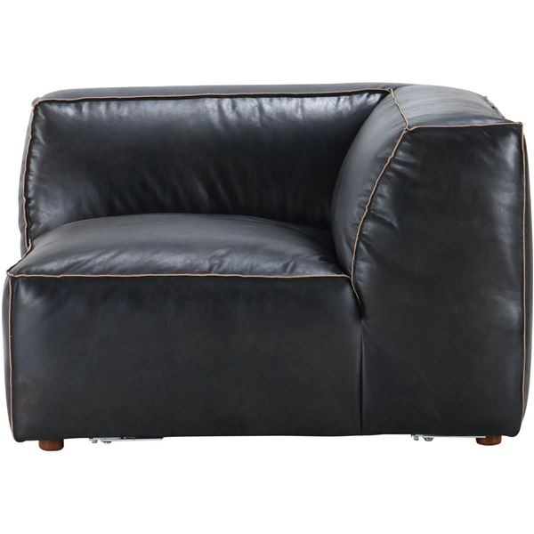 Moe's Luxe Corner Chair, Antique Black, RV: $3200 - QN-1021-01 - 41.0" W x 41.0" D x 26.0" H (Oops -