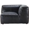 Image 1 : Moe's Luxe Corner Chair, Antique Black, RV: $3200 - QN-1021-01 - 41.0" W x 41.0" D x 26.0" H (Oops -