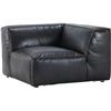 Image 2 : Moe's Luxe Corner Chair, Antique Black, RV: $3200 - QN-1021-01 - 41.0" W x 41.0" D x 26.0" H (Oops -