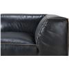 Image 4 : Moe's Luxe Corner Chair, Antique Black, RV: $3200 - QN-1021-01 - 41.0" W x 41.0" D x 26.0" H (Oops -
