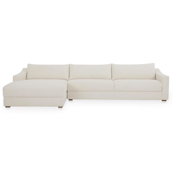 Moe's Farrow Sectional Left, Flecked Oat, RV: $5649 - FO-1058-05-L-0 - 130.5" W x 61.5" D x 31.75" H