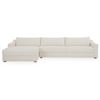 Image 1 : Moe's Farrow Sectional Left, Flecked Oat, RV: $5649 - FO-1058-05-L-0 - 130.5" W x 61.5" D x 31.75" H