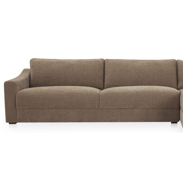 Moe's Farrow Sectional Taupe Right Sofa, (1-Piece) - FO-1058-39-R-A - Incomplete (Oops - refer to lo