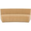 Image 1 : Moe's Naomi Concave Sofa, Golden Yellow, RV: $2899 - OA-1092-09 - 80.7" W x 39.0" D x 28.3" H (Oops 