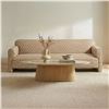 Image 1 : Moe's Leo Sofa, Taupe, RV: $3349 - OA-1076-39 - 90.0" W x 33.8" D x 29.5" H (Oops - refer to lot 0A)