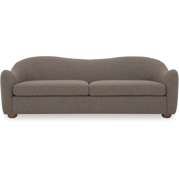 Moe's Bria Sofa Brown, RV: $3499 - FO-1024-20 - 89.8" W X 34.7" D X 29.6" H (Oops - refer to lot 0A)