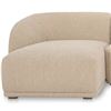 Image 1 : Moe's Faye Sectional Left Chaise Only, Beige Boucle, FO-1030-34-L-B - Incomplete (Oops - refer to lo
