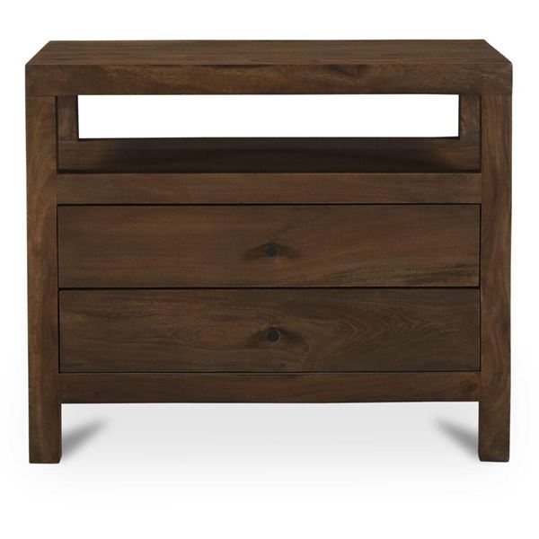 Moe's Windsor Nightstand Dark Brown, RV: $1299 - BV-1036-20 - 31.0" W x 18.0" D x 26.0" H (Oop