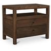 Image 2 : Moe's Windsor Nightstand Dark Brown, RV: $1299 - BV-1036-20 - 31.0" W x 18.0" D x 26.0" H (Oop