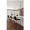 Image 4 : Moe's Alibi Black Bar Stool (Set of 2), RV: $649 - UU-1003-02 - 17.7" W x 20.0" D x 41.5" H (Oops - 