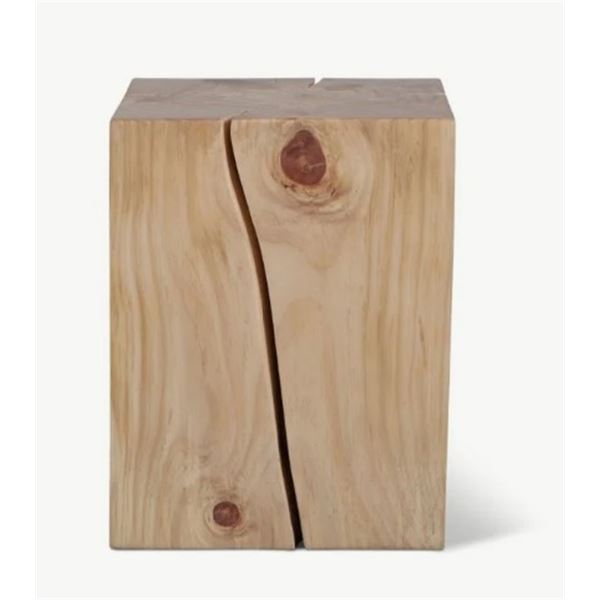 Sundays Amalfi Stool, Natural Pine, RV: $550 - SID-EW-004-024 - 14.0" W x 14.0" D x 18.0" H (Oops - 