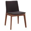 Image 2 : Moe's Deco Dining Chair Set of Two, Black, RV: $1429 - BC-1016-02 - 21.25" W x 22.0" D x 30.75" H