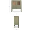 Image 3 : Moe's Hannah Cabinet, Green, RV: $1749 - EM-1005-16 - 35.0" W x 16.9" D x 41.3" H (Oops - refer to l
