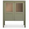 Image 2 : Moe's Hannah Cabinet, Green, RV: $1749 - EM-1005-16 - 35.0" W x 16.9" D x 41.3" H (Oops - refer to l