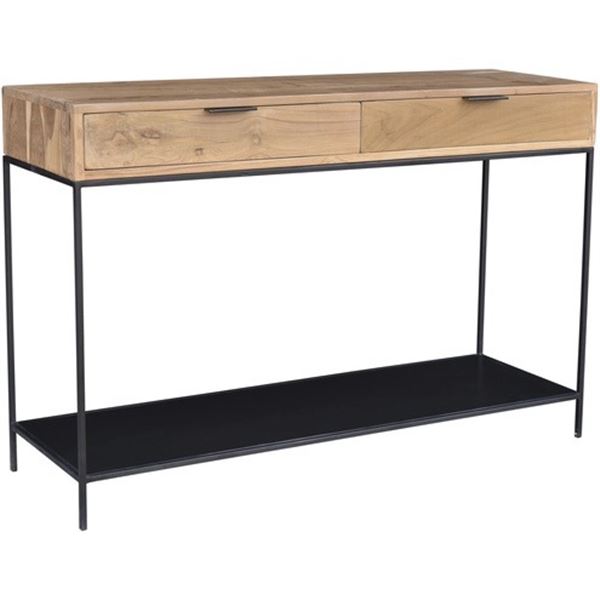 Moe's Joliet Console Table, Natural, RV: $1141 - DR-1325-24 - 48.0" W x 14.0" D x 31.0" H (Oops - re